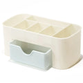 Nail Art Organizer Desktop Drawer Cosmetic Storage Box Makeup Brush Organizer Box Jewelry Lipstick Mask Compartment
