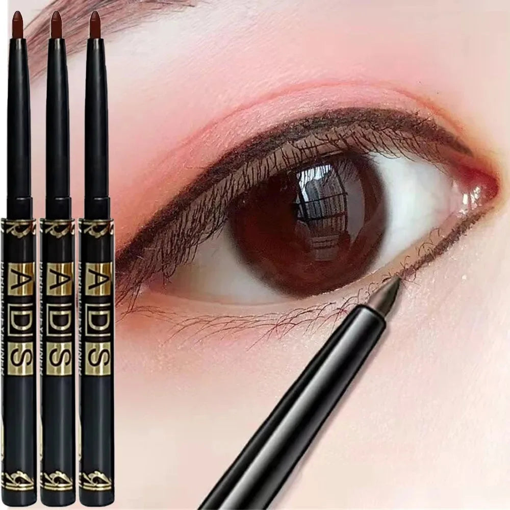 Set 3 Eyelinere Gel Retractabile – Mat, Waterproof, Pigment Intens, Aplicare Precisă