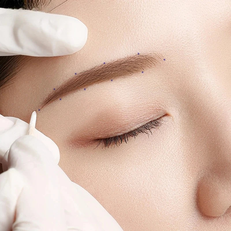 Bețișoare din Lemn pentru Extensii Gene – Set 100/200/1000 buc, Pensule Cosmetice Descartabile