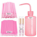 Set Complet Curățare Extensii Gene – Pensule, Pieptene, Microbrush & Sticluță Șampon