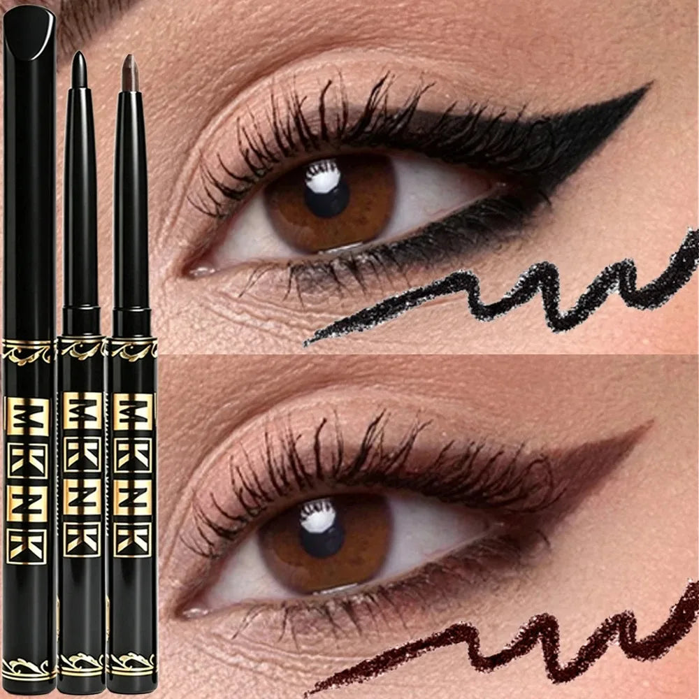 Set 3 Eyelinere Gel Retractabile – Mat, Waterproof, Pigment Intens, Aplicare Precisă