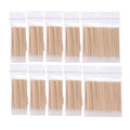 Bețișoare din Lemn pentru Extensii Gene – Set 100/200/1000 buc, Pensule Cosmetice Descartabile