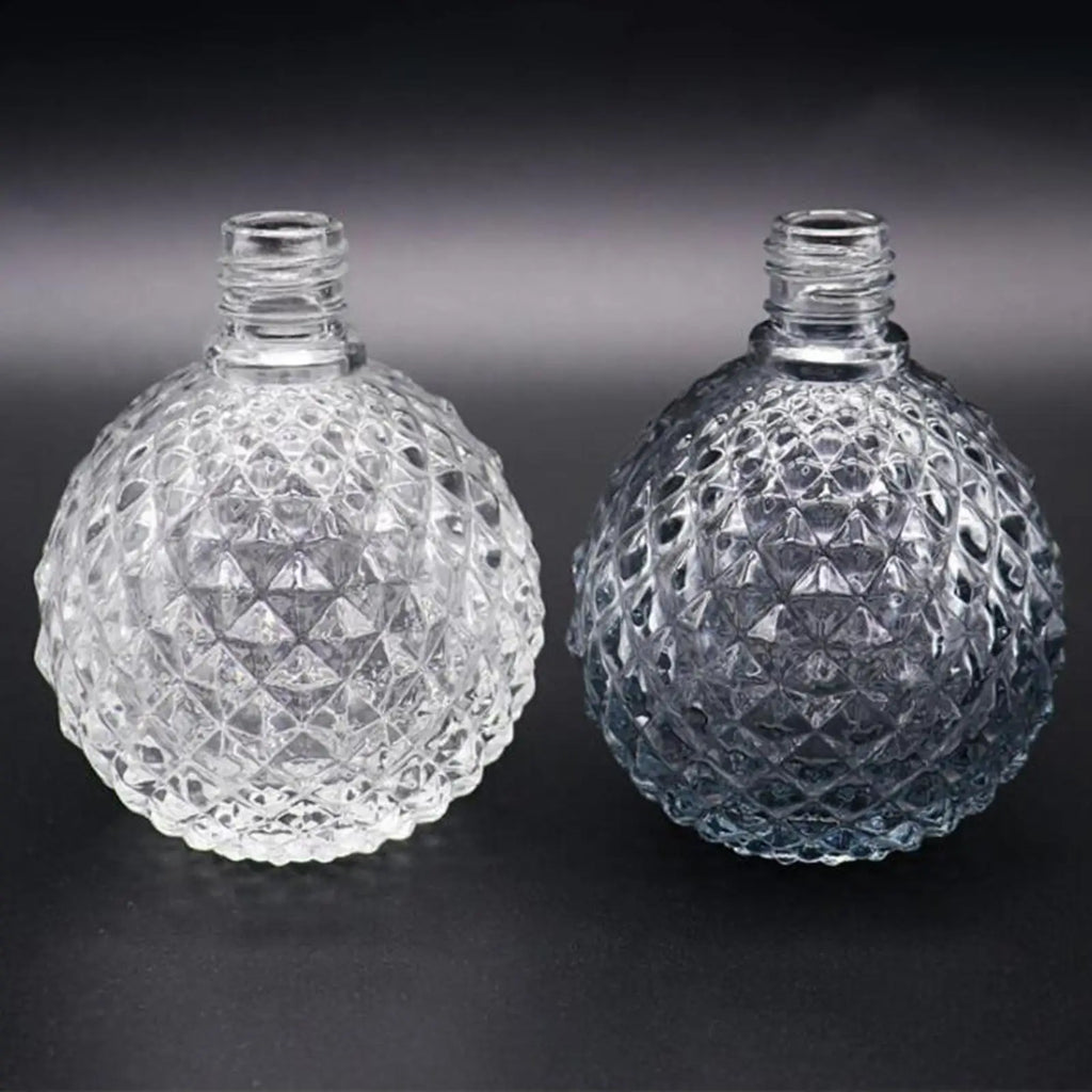 Flacon Parfum Vintage cu Ciucuri – Atomizor Transparent Reîncărcabil